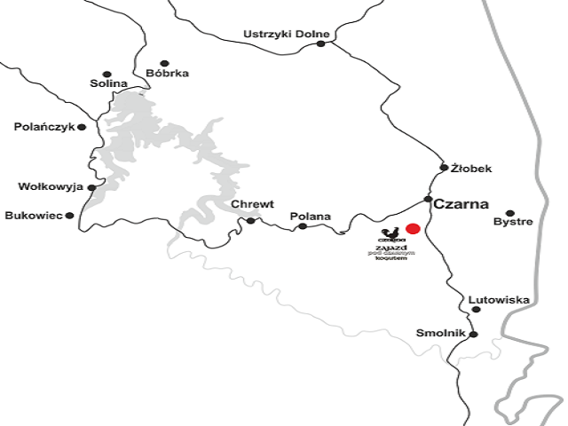 Pod Czarnym Kogutem Bieszczady puhkus mäed ekskursioonid